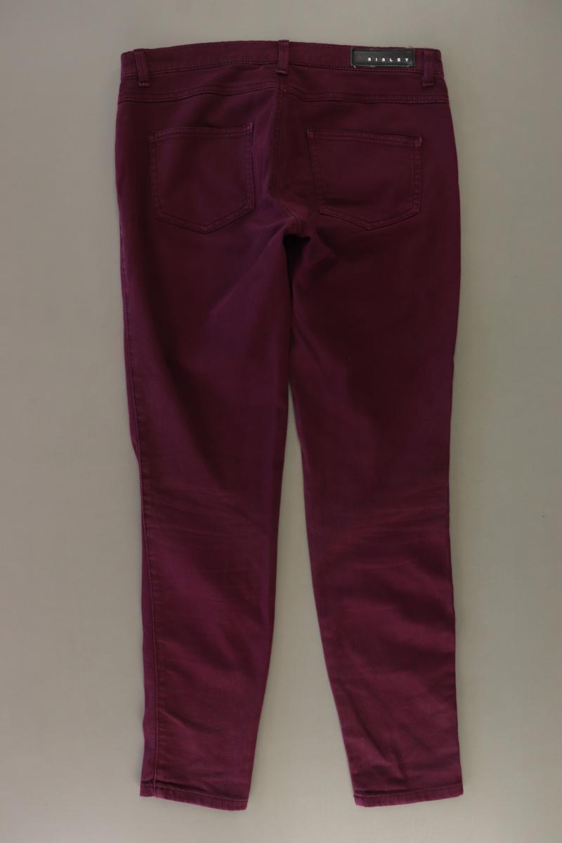 Sisley Skinny Jeans Gr. W29/L30 lila aus Baumwolle