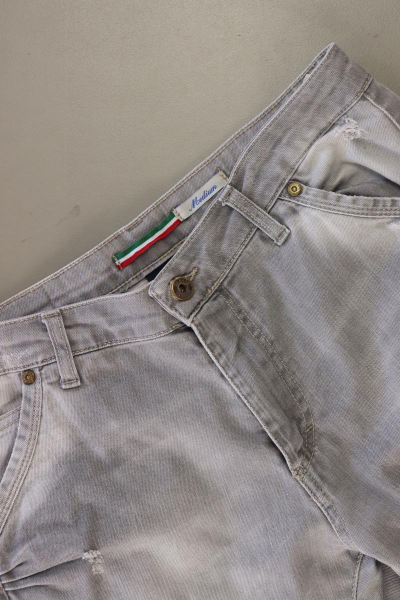 Please Straight Jeans Gr. M grau aus Baumwolle