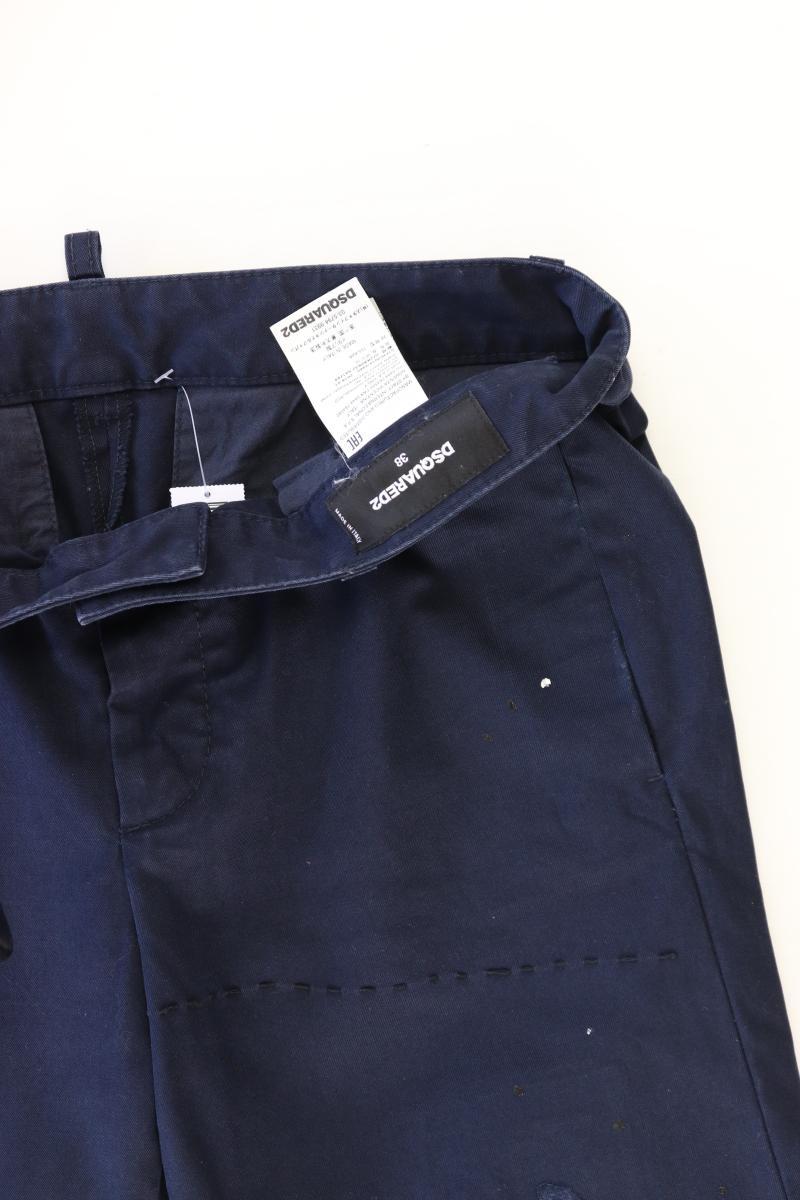 Dsquared2 Hose Gr. 38 blau aus Baumwolle