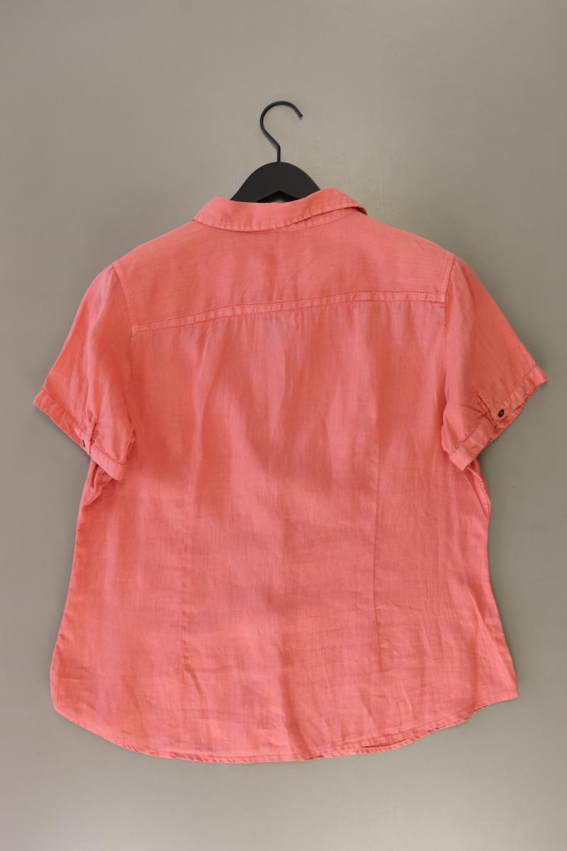 Malvin Leinenbluse Gr. 44 Kurzarm orange