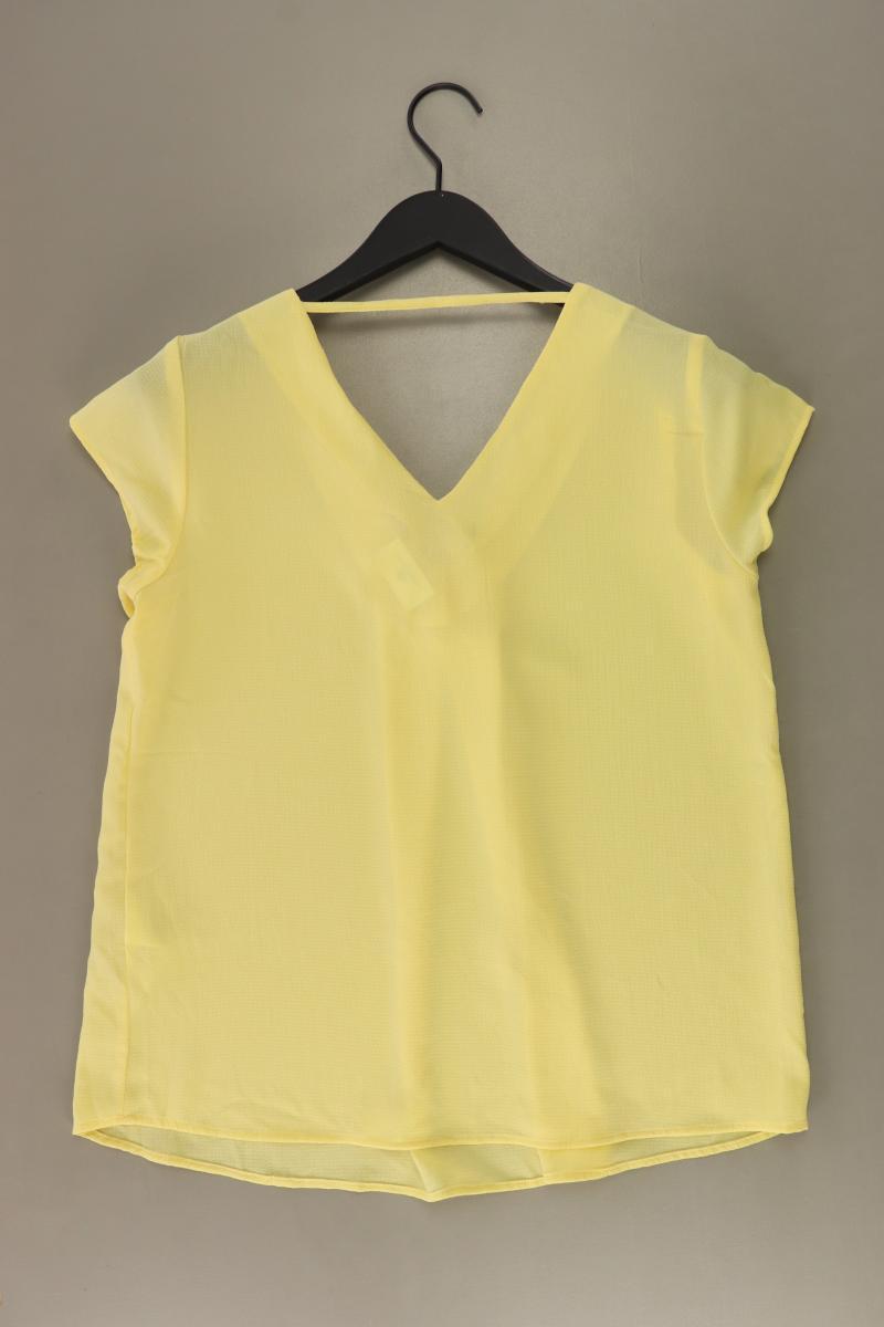 Only Kurzarmbluse Gr. 36 gelb aus Polyester