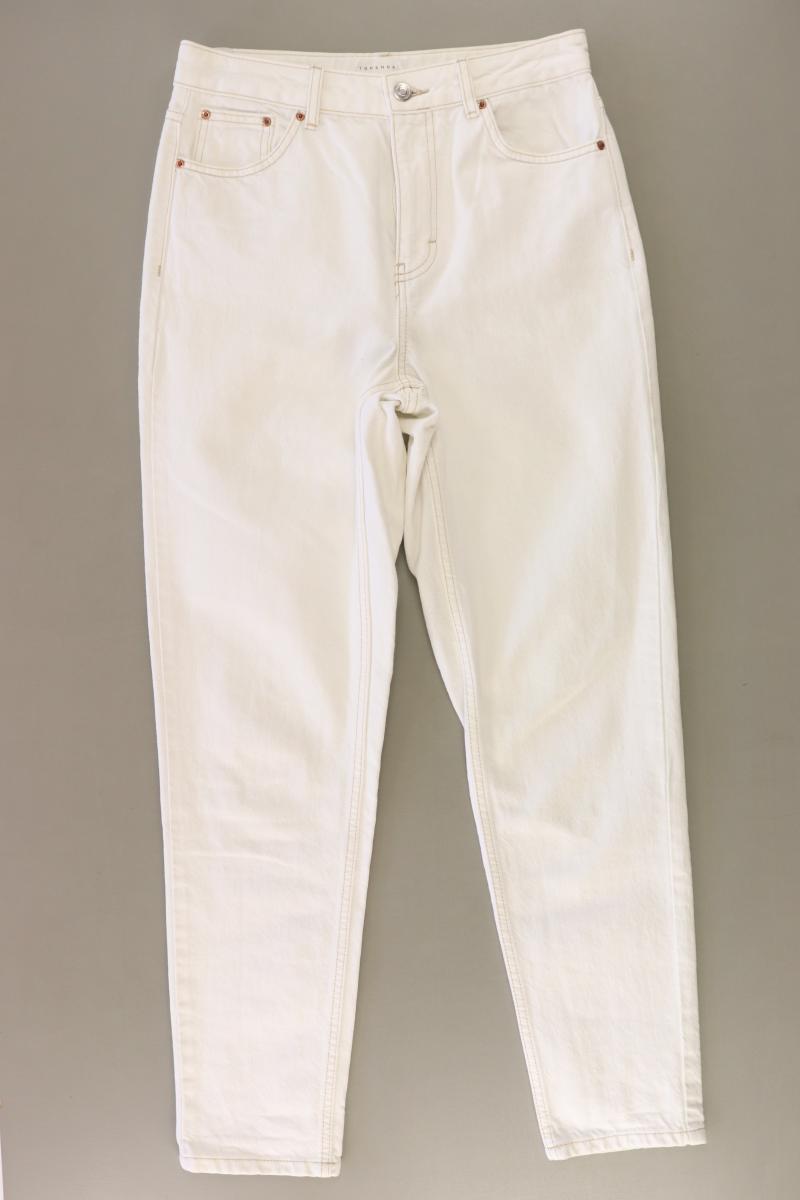 Topshop Mom Jeans Gr. w28/L32 weiß aus Baumwolle