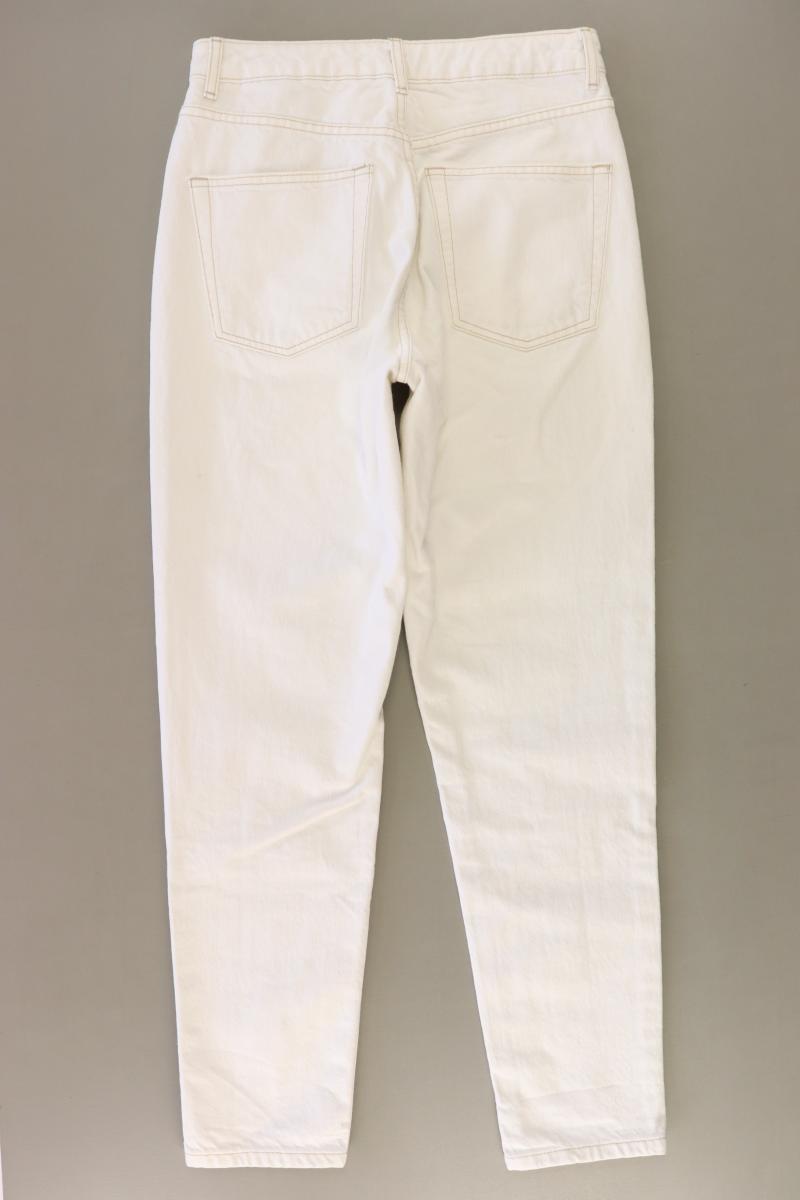 Topshop Mom Jeans Gr. w28/L32 weiß aus Baumwolle