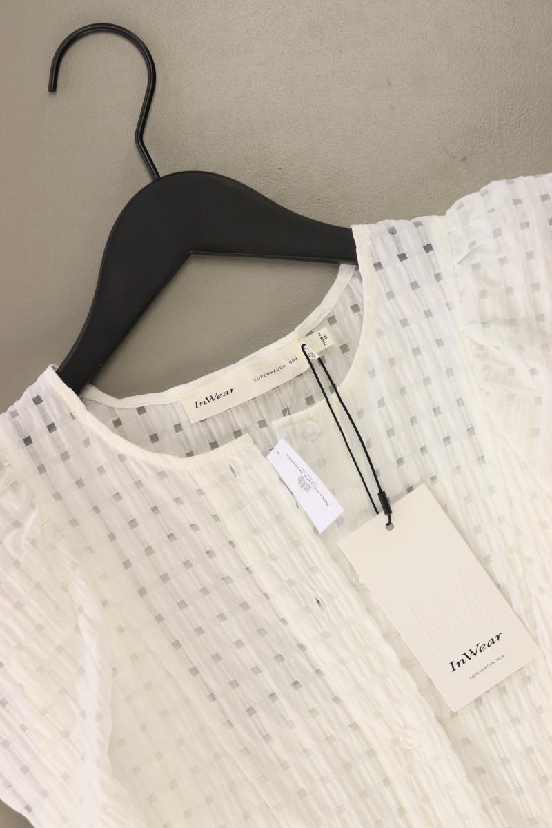 Inwear Kurzarmbluse Gr. 36 neu mit Etikett Neupreis: 69,95€! weiß aus Polyester