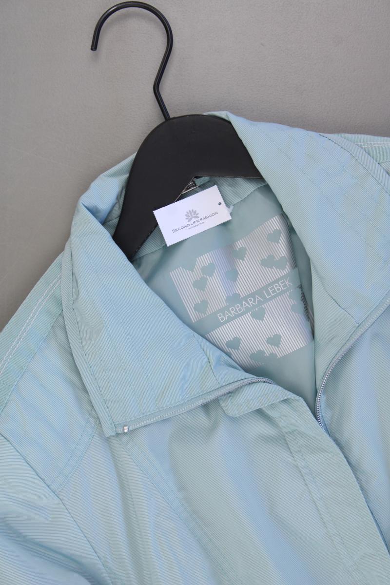 BARBARA LEBEK Übergangsjacke Gr. 42 blau aus Polyester