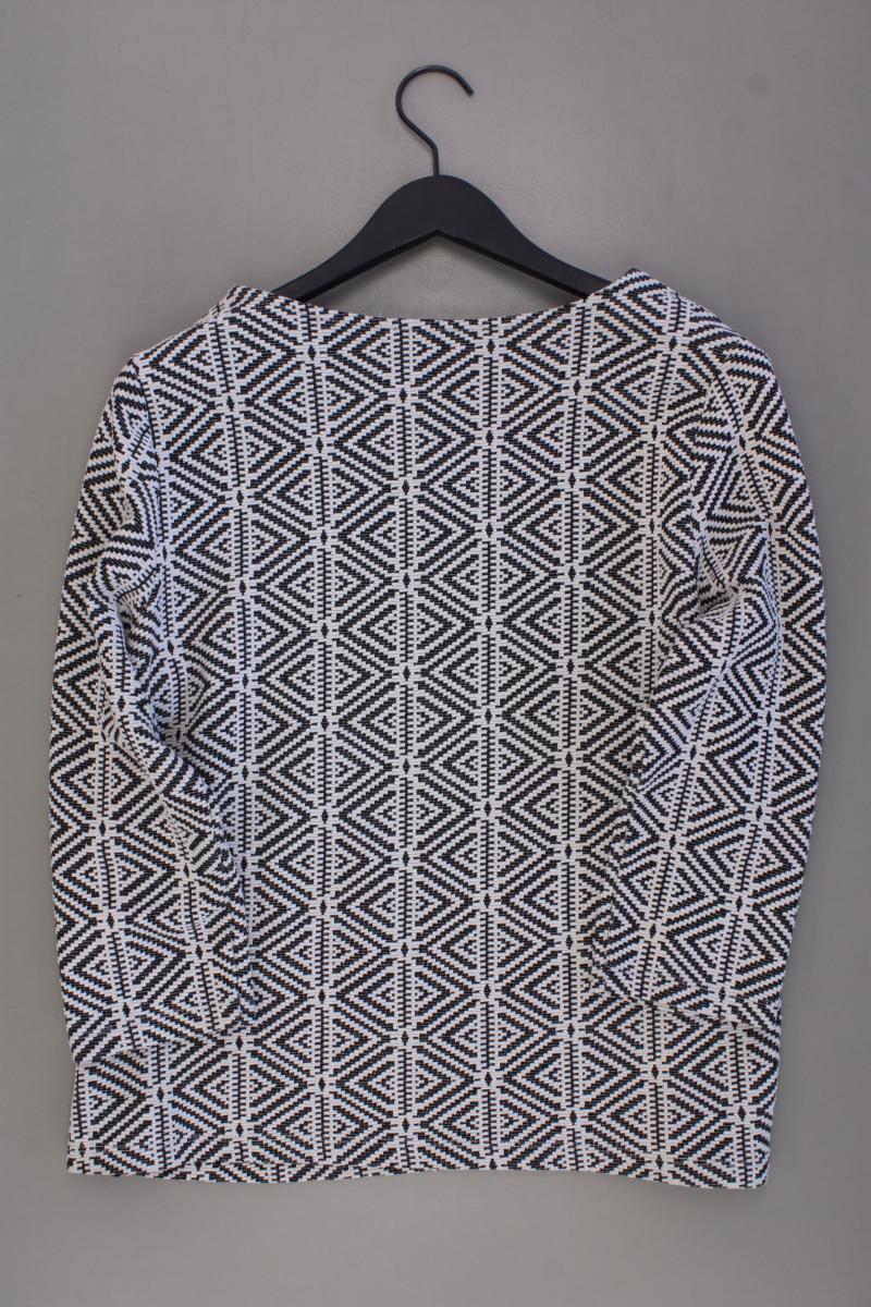 katestorm Feinstrickpullover Gr. L geometrisches Muster grau aus Baumwolle