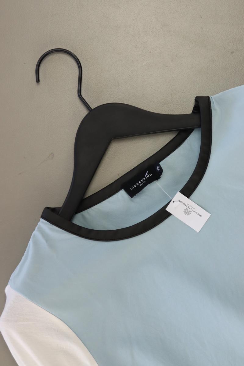 Liebeskind Berlin Langarmbluse Gr. 36 blau