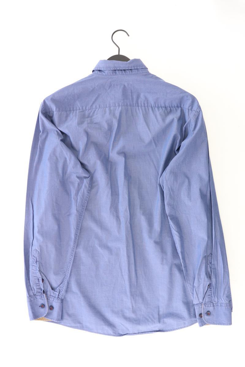 Casa Moda Langarmhemd für Herren Gr. XL blau aus Baumwolle