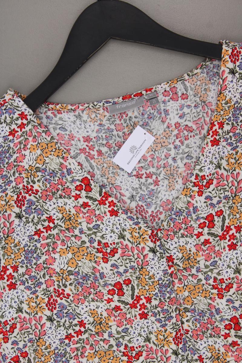 Fransa Ärmellose Bluse Gr. XL mit Blumenmuster mehrfarbig aus Viskose