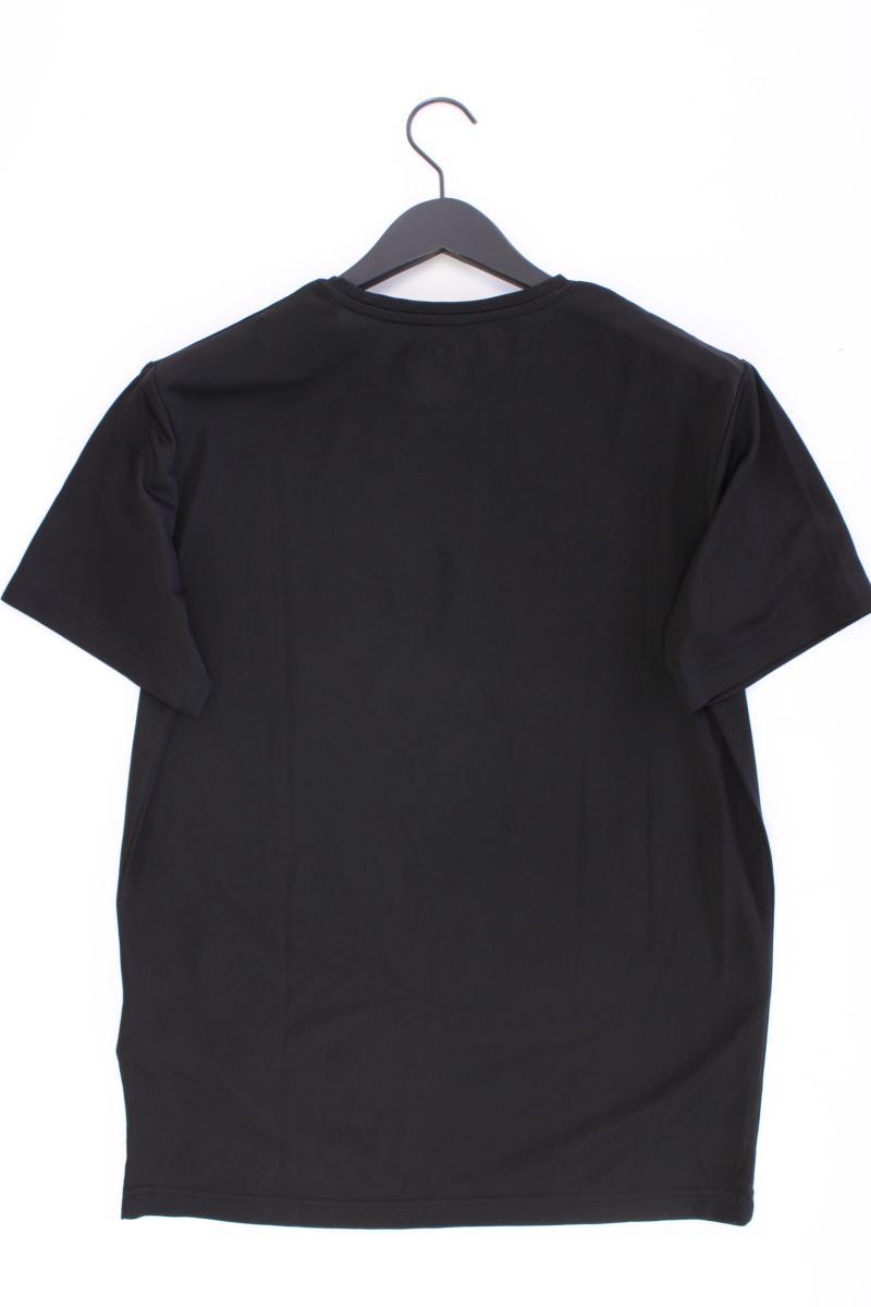 Regatta Printshirt für Herren Gr. 52/54 neuwertig Kurzarm schwarz aus Polyester