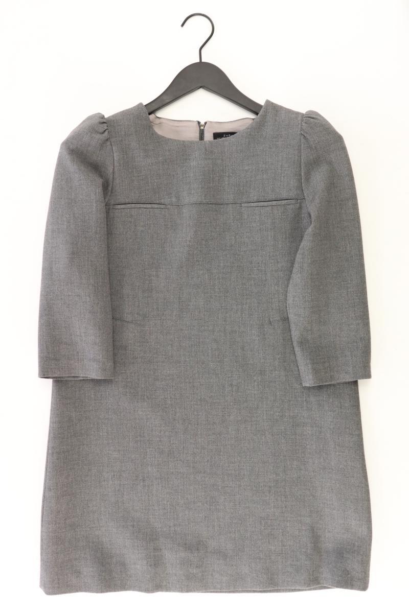Zara Bleistiftkleid Gr. M 3/4 Ärmel grau aus Viskose