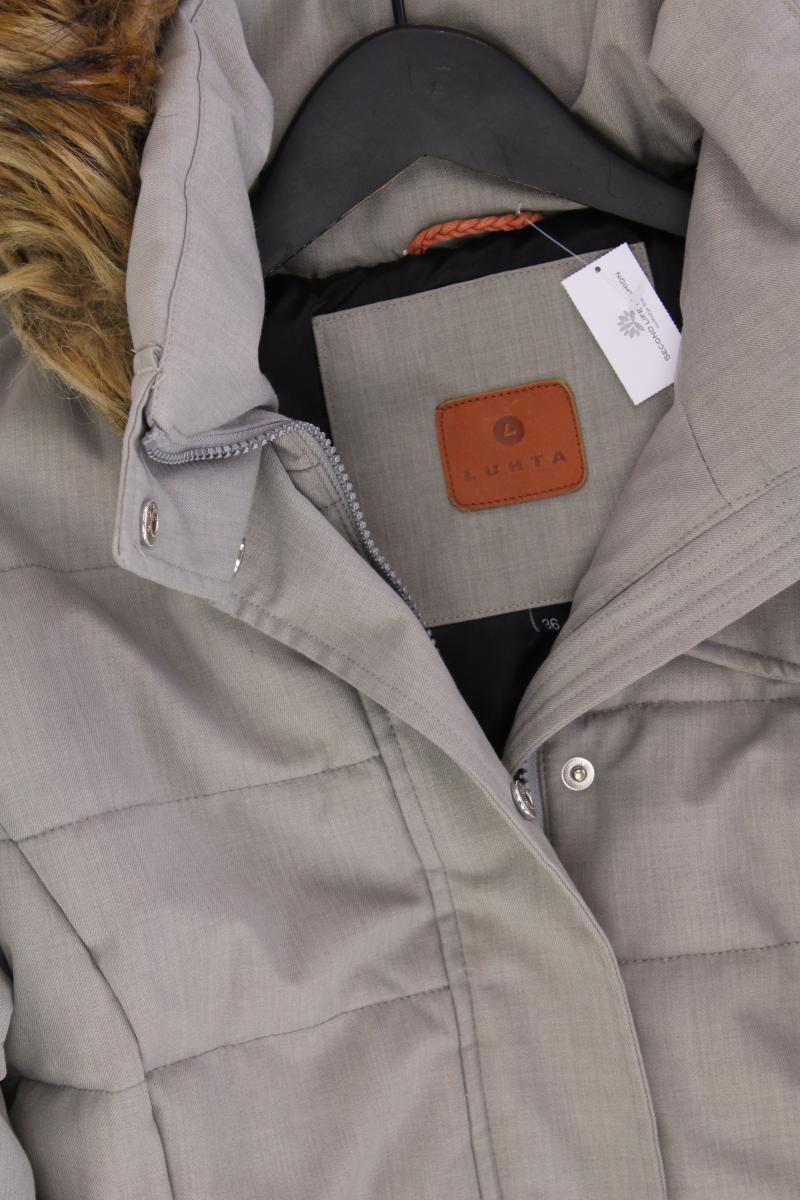 Luhta Kapuzenjacke Gr. 36 grau aus Polyester