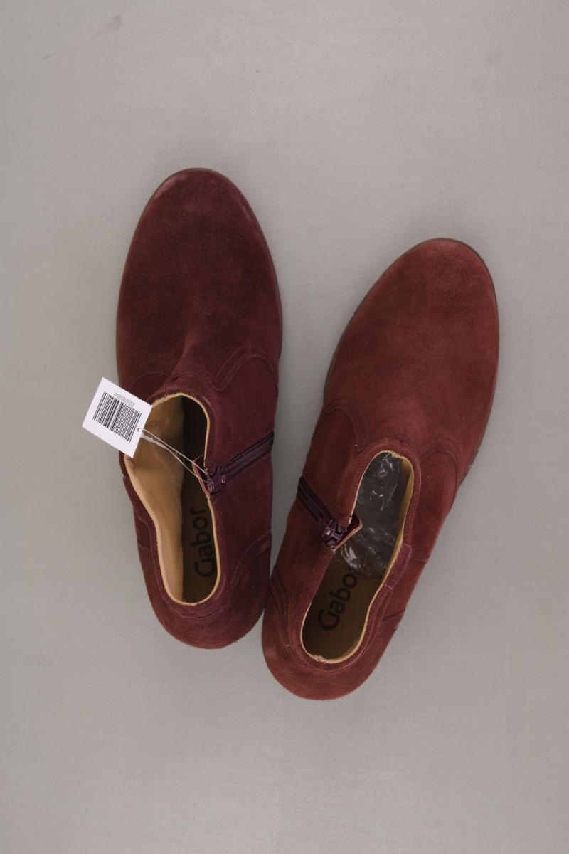 Gabor Stiefeletten Gr. 38 neuwertig rot aus Leder