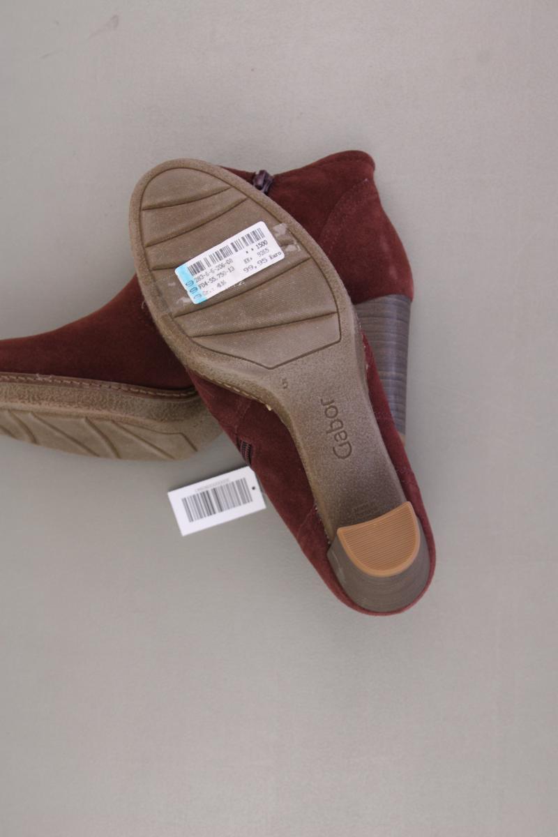 Gabor Stiefeletten Gr. 38 neuwertig rot aus Leder