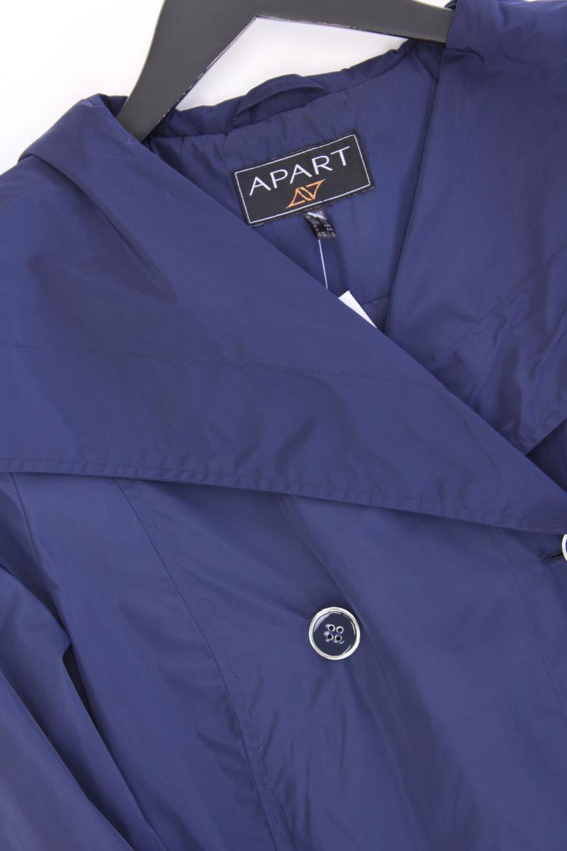 Apart Regular Mantel Gr. 38 mit Gürtel blau aus Polyester
