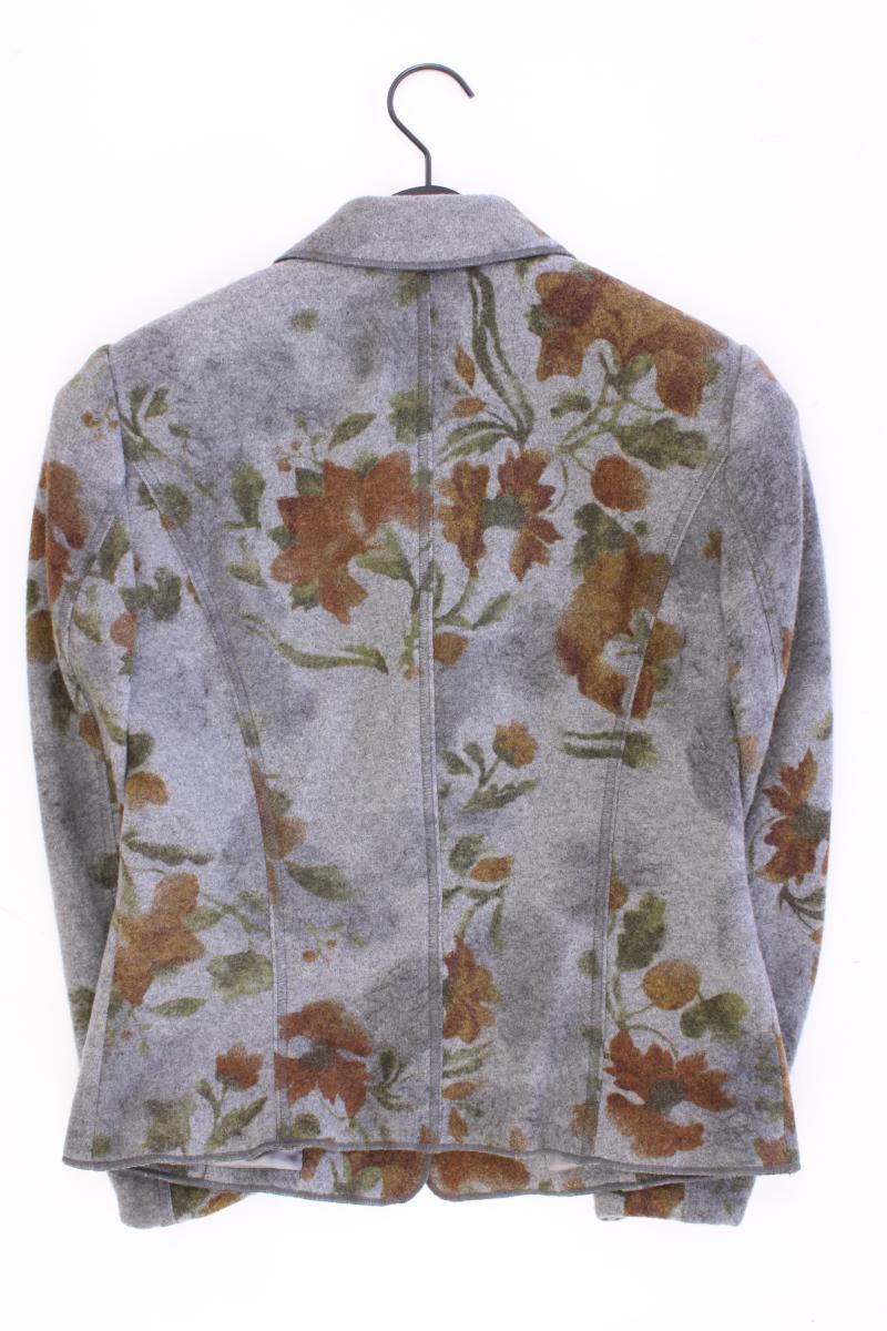 Betty Barclay Wollblazer Gr. 36 mit Blumenmuster grau