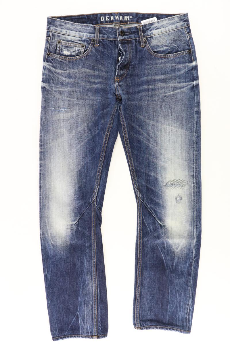 Denham Slim Jeans für Herren Gr. W30/L34 blau aus Baumwolle