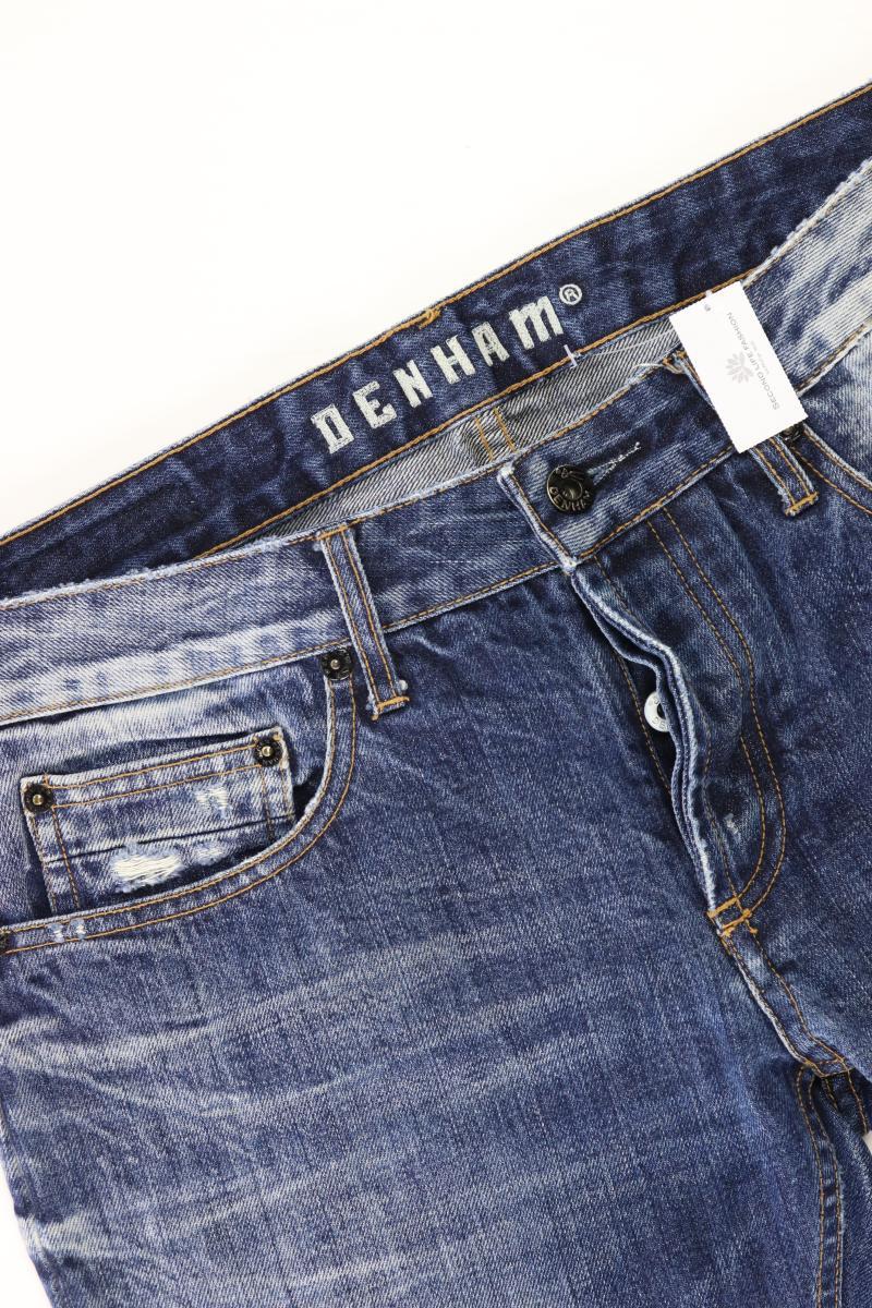 Denham Slim Jeans für Herren Gr. W30/L34 blau aus Baumwolle