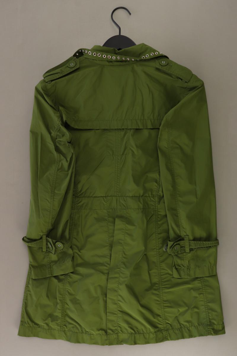 Add Regular Mantel Gr. 36 mit Gürtel grün aus Polyester