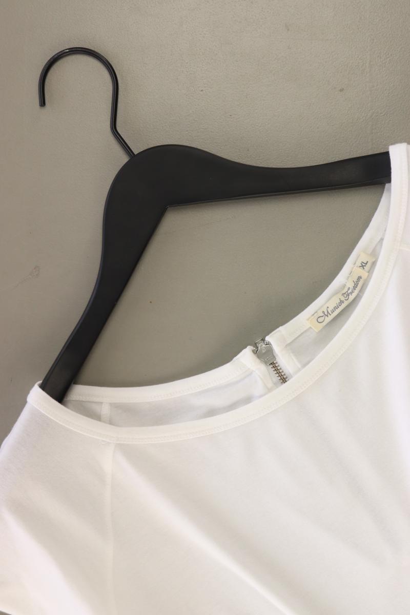 munich freedom T-Shirt Gr. XL Kurzarm weiß aus Viskose