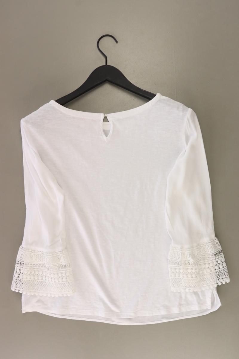 s.Oliver Regular Bluse Gr. 38 3/4 Ärmel weiß