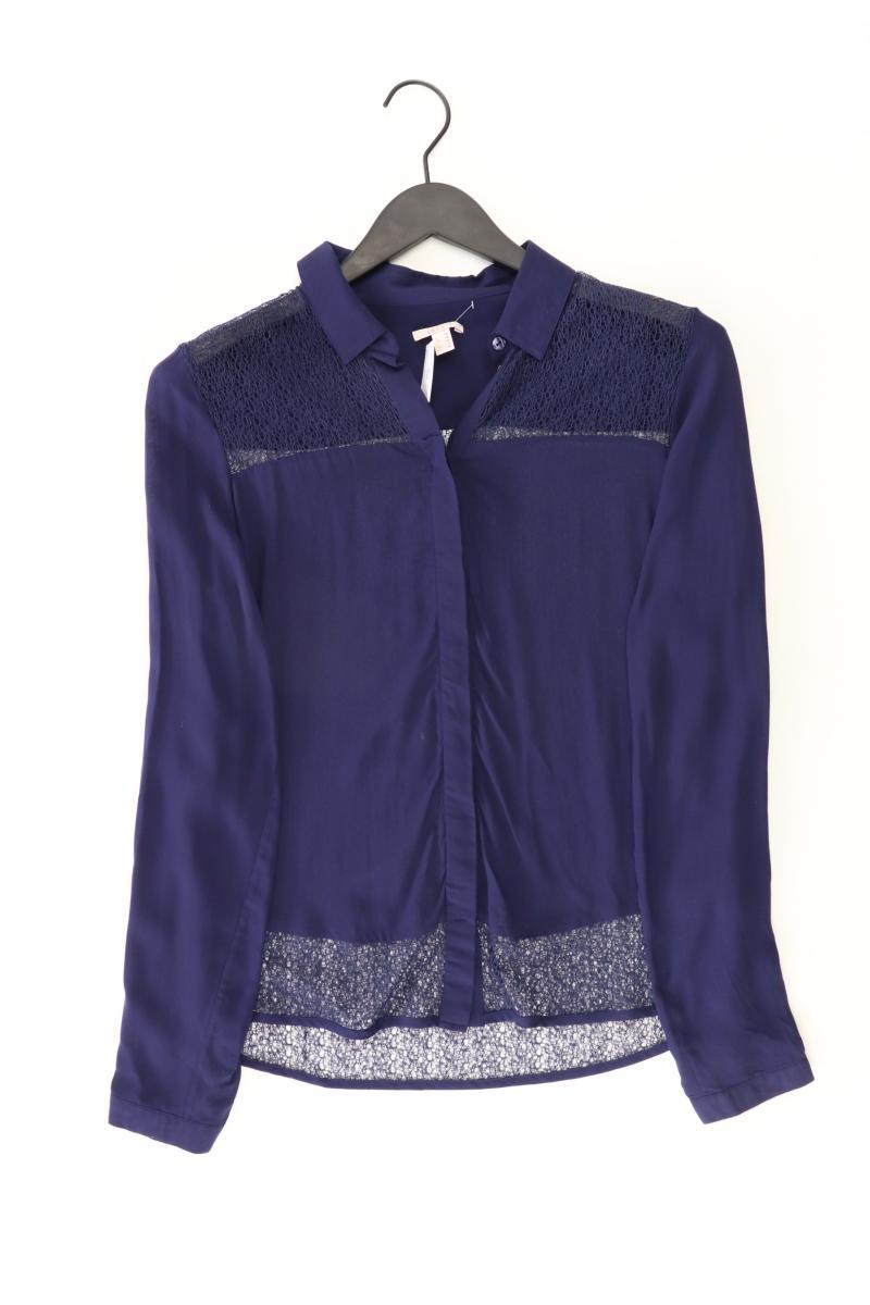 Esprit Langarmbluse Gr. 36 blau