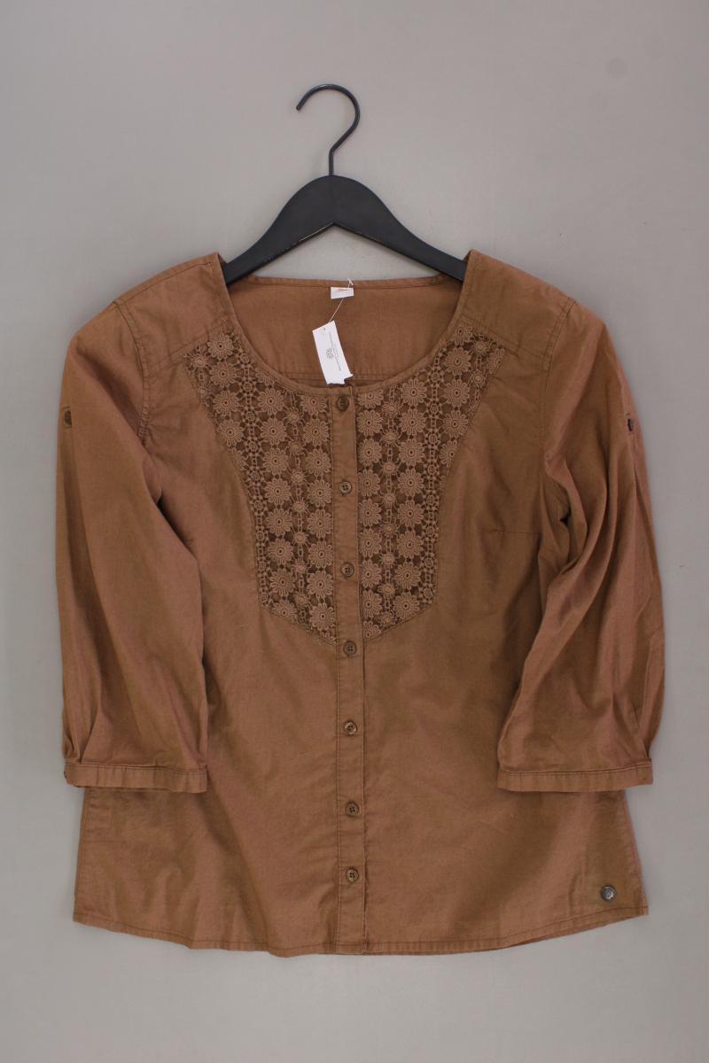 s.Oliver Regular Bluse Gr. 36 3/4 Ärmel braun