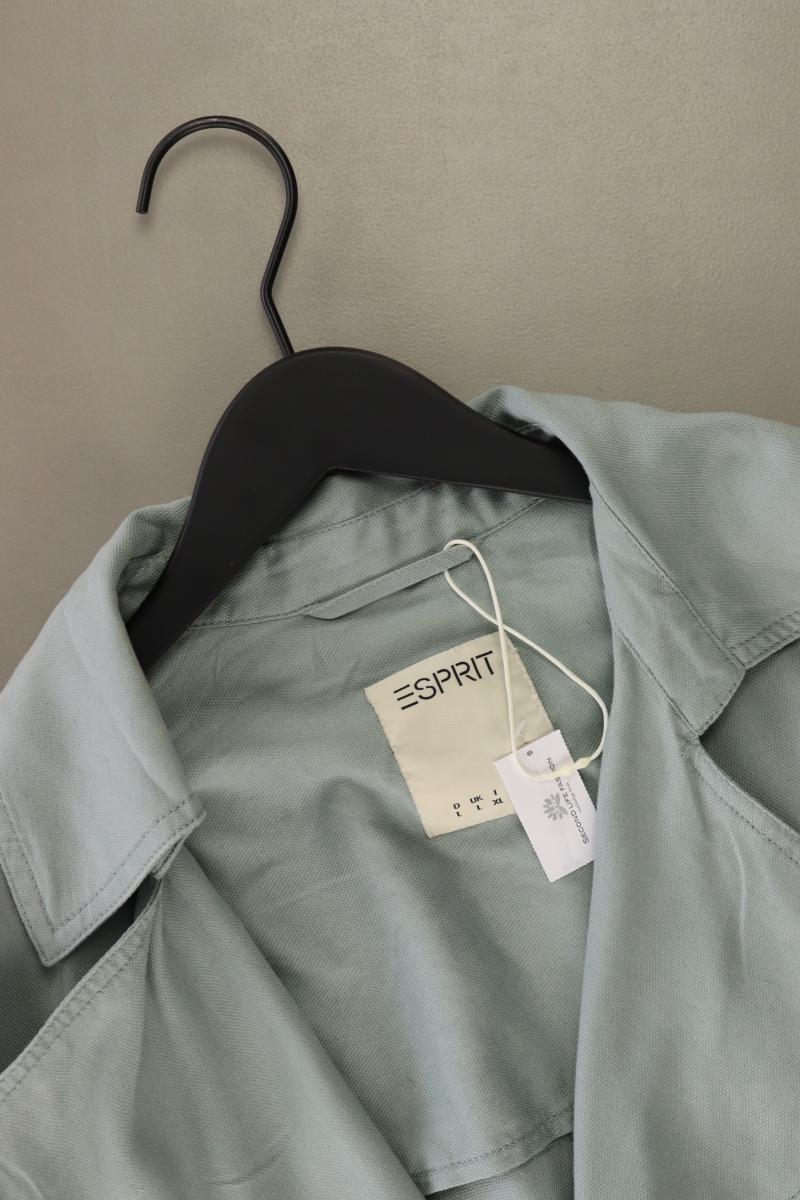 Esprit Übergangsjacke Gr. L grün aus Baumwolle