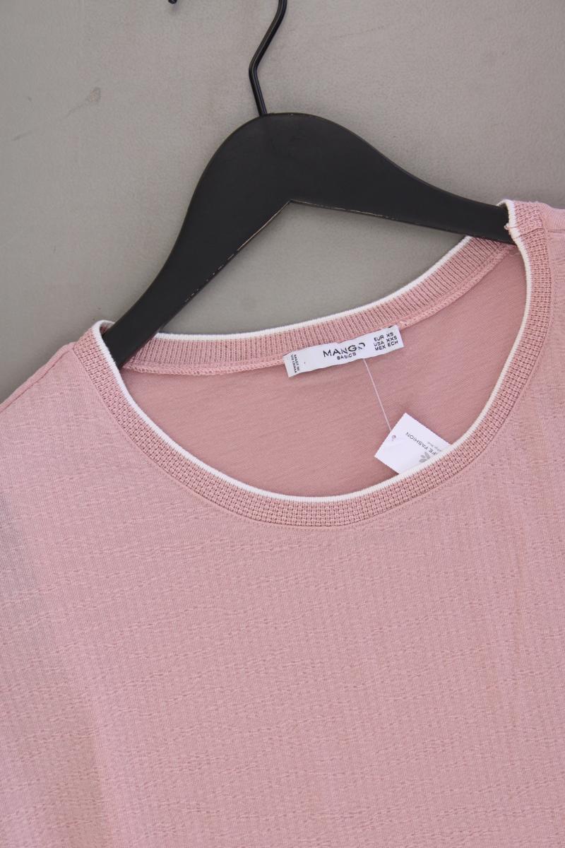 Mango Kurzarmbluse Gr. XS rosa