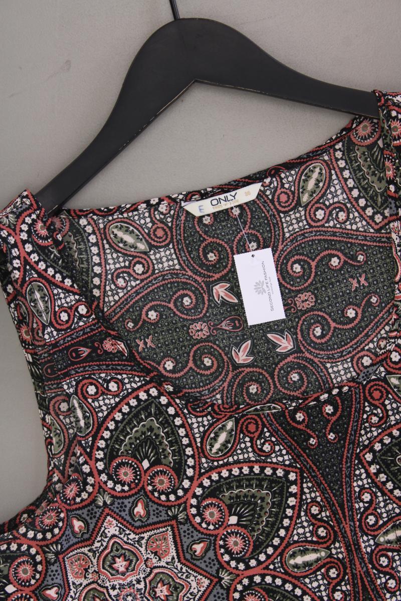 Only Ärmellose Bluse Gr. 38 geometrisches Muster mehrfarbig