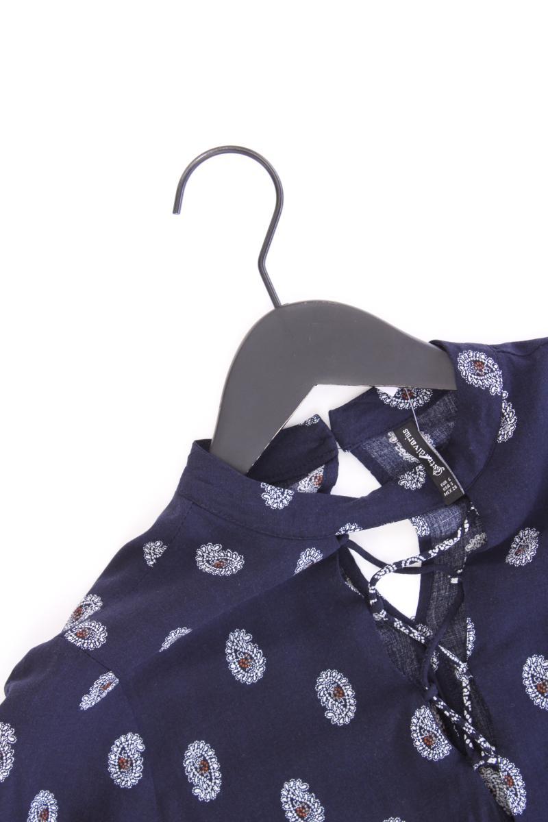 Stradivarius Regular Bluse Gr. S 3/4 Ärmel blau