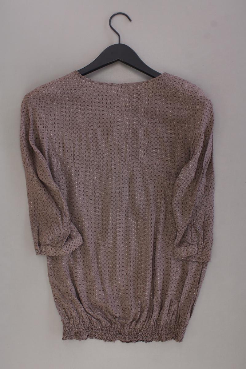 Zero Classic Bluse Gr. 38 3/4 Ärmel braun aus Viskose
