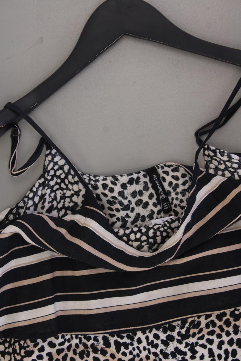 Stradivarius Spaghetti-Top Gr. S mit Tierdruck braun