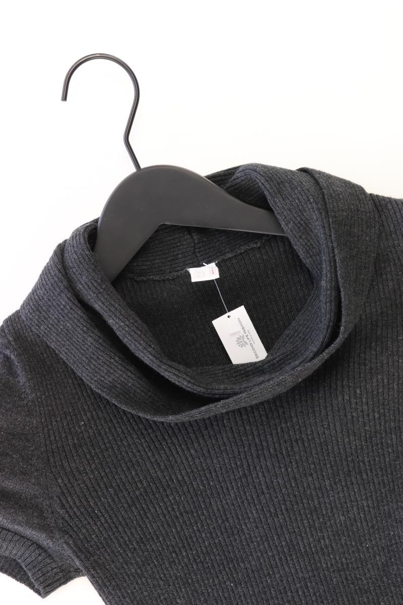 QS by s.Oliver Strickkleid Gr. 34 Kurzarm grau