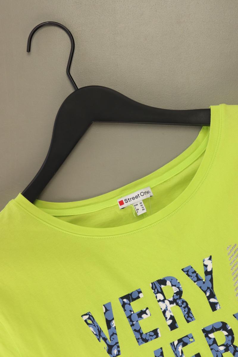 Street One T-Shirt Gr. 38 Kurzarm gelb