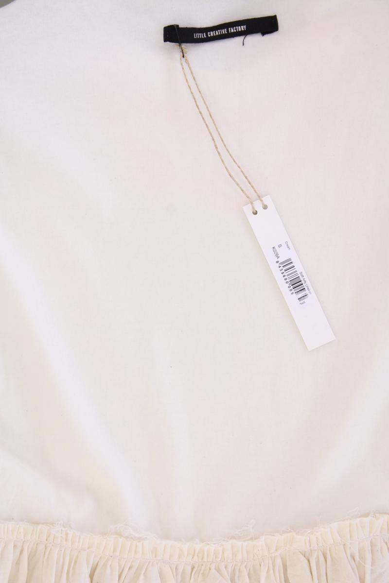 Little Creative Factory Kurzarmkleid Gr. S neu mit Etikett creme aus Baumwolle
