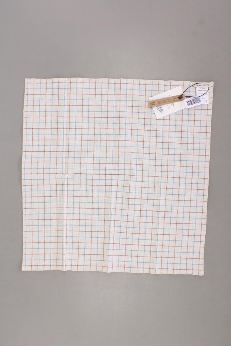 The New Society Dylan Tuch kariert neu mit Etikett creme aus Baumwolle