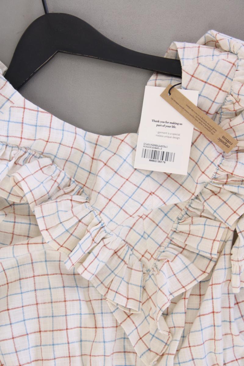 The New Society Jumpsuit Modell Dylan Gr. S kariert neu mit Etikett creme