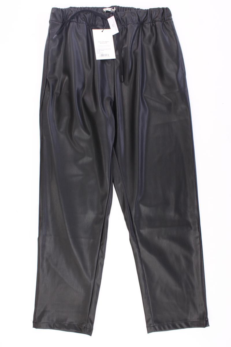 The New Society Kunstlederhose Gr. M neu mit Etikett schwarz aus Polyamid