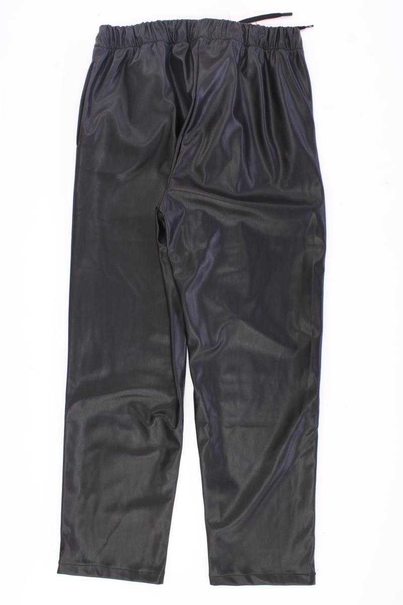 The New Society Kunstlederhose Gr. M neu mit Etikett schwarz aus Polyamid