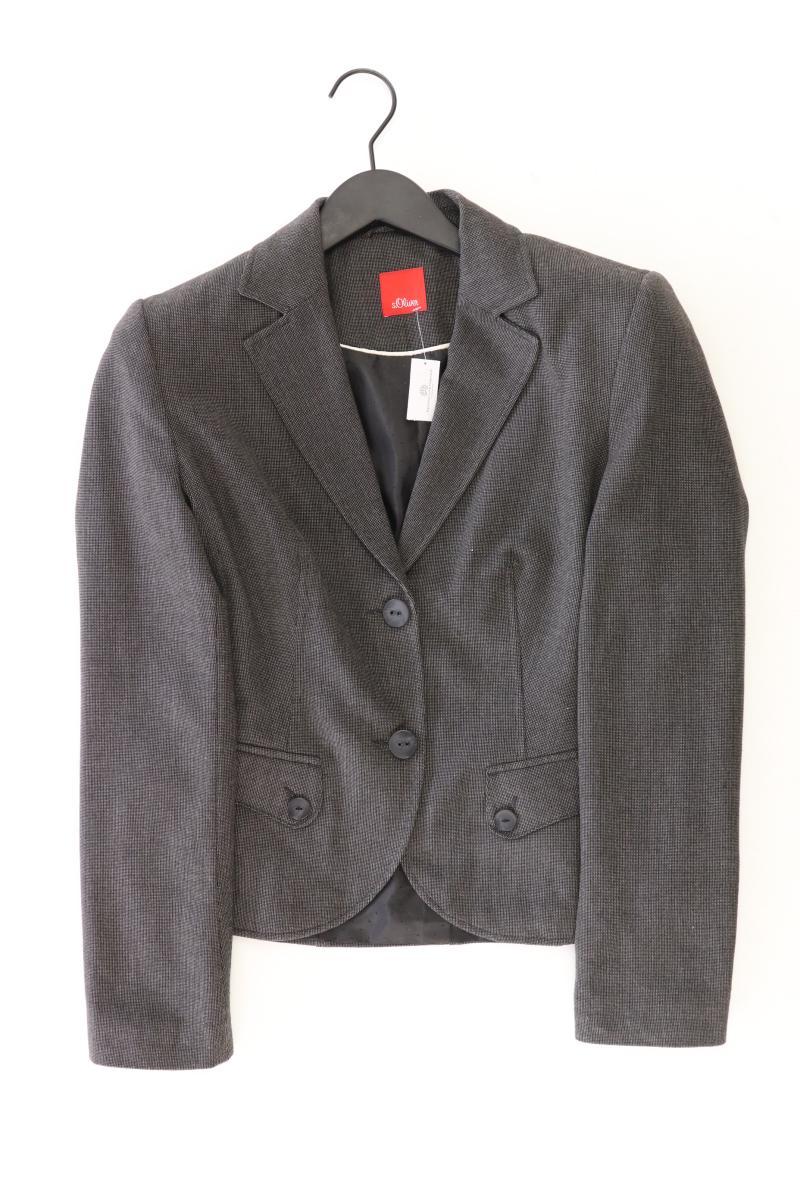 s.Oliver Regular Blazer Gr. 38 grau aus Polyester