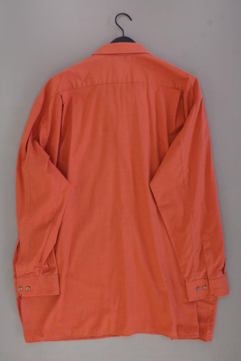Hatico Langarmhemd für Herren Gr. Hemdgröße 49 orange aus Baumwolle