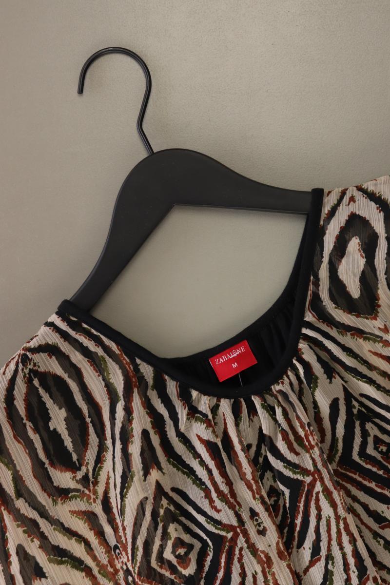 Zabaione Kurzarmbluse Gr. M braun aus Polyester