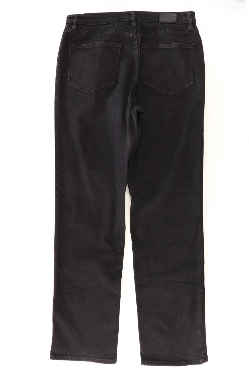 Lands' End Straight Jeans Gr. 38 schwarz aus Baumwolle