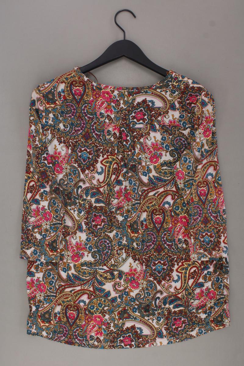 Esprit Shirt mit V-Ausschnitt Gr. L mit Paisleymuster neuwertig 3/4 Ärmel