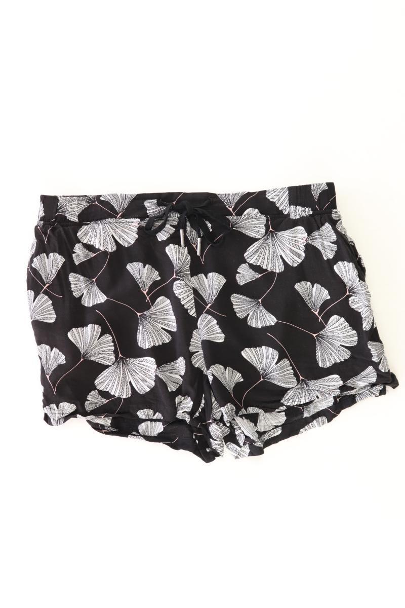 Esprit Shorts Gr. 38 mit Blumenmuster schwarz aus Viskose