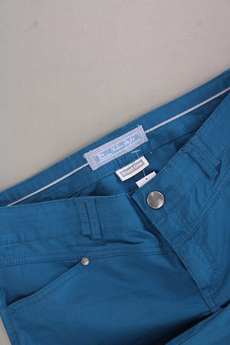 Street One Caprihose Gr. 36 blau aus Baumwolle