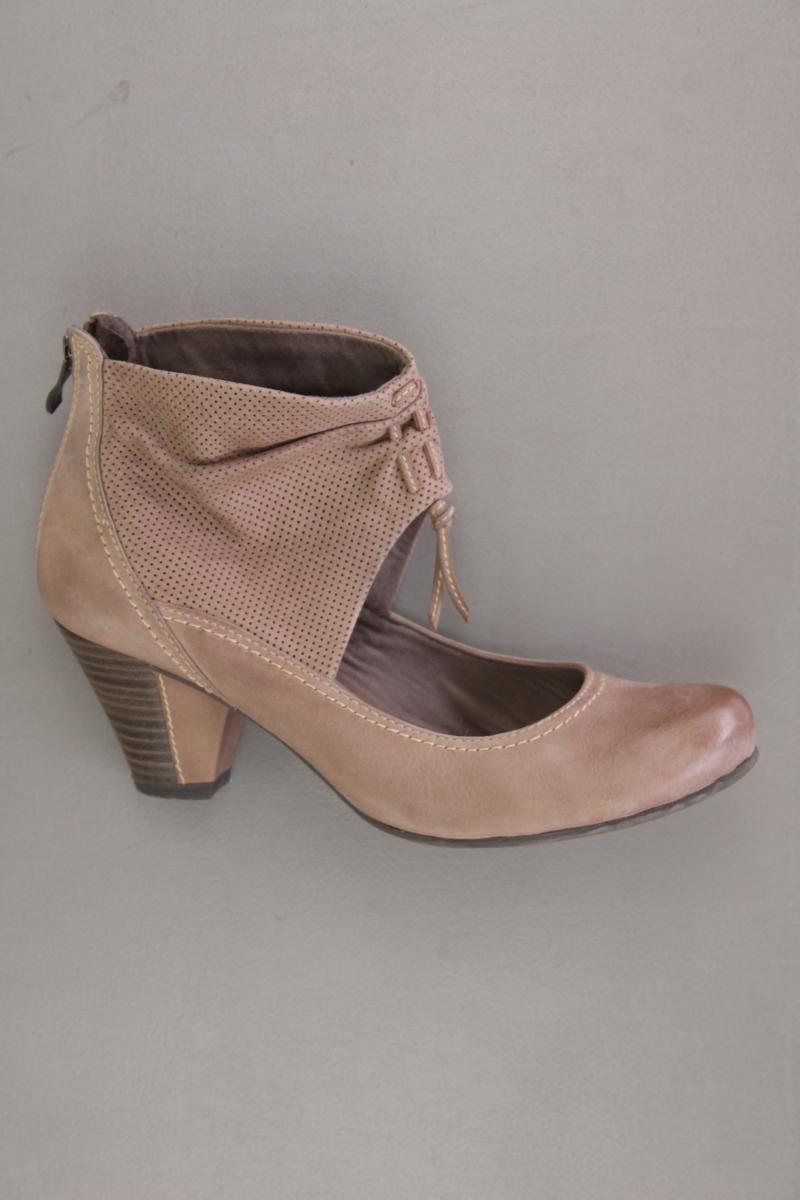 Marco Tozzi Pumps Gr. 37 braun aus Leder