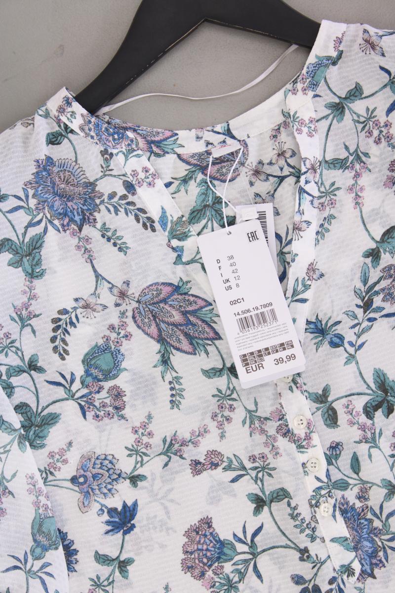 s.Oliver Oversize-Bluse Gr. 38 mit Blumenmuster neu mit Etikett 3/4 Ärmel