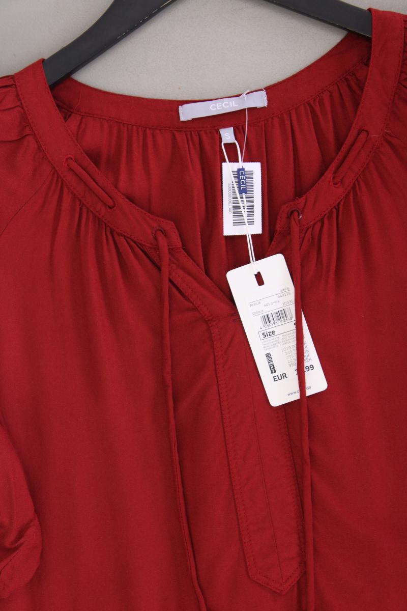 Cecil Comfort Bluse Gr. S neu mit Etikett Neupreis: 39,99€! 3/4 Ärmel rot